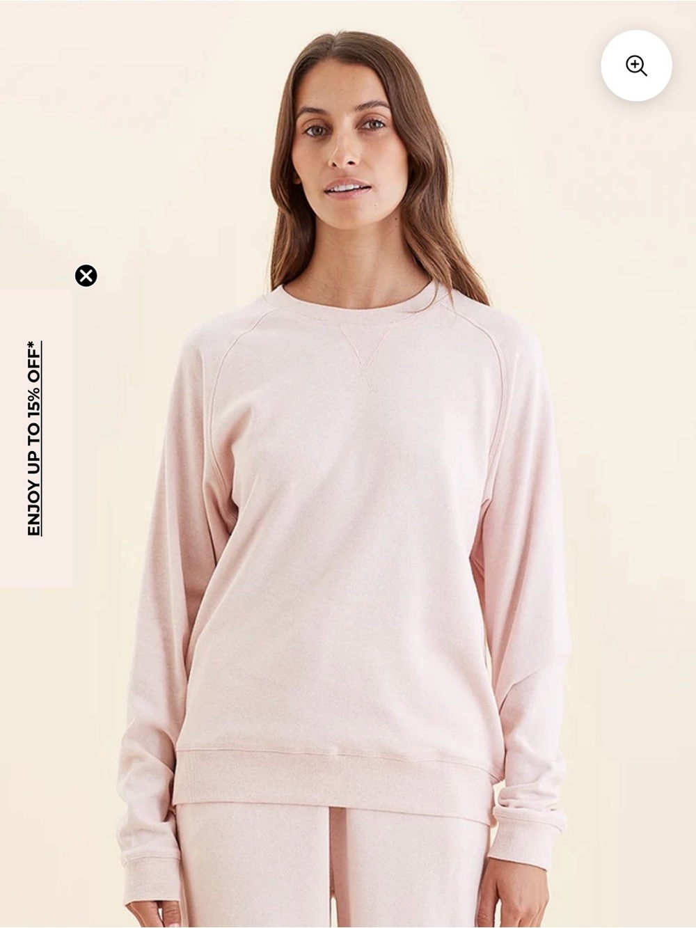 Papinelle Women’s So Soft Fleecy Pullover XS PINK